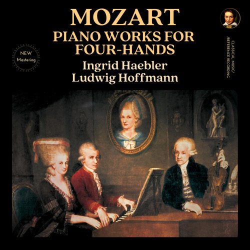 Ingrid Haebler, Ludwig Hoffmann - Mozart: Piano Works for Four-Hands by Ingrid Haebler & Ludwig Hoffmann (2025 Remastered, Studio 1959) (2025) [Hi-Res]