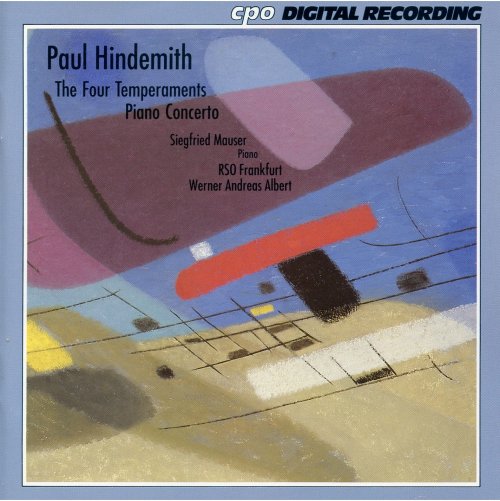 Werner Andreas Albert, Siegfried Mauser, Radio-Sinfonie-Orchester Frankfurt - Hindemith: The 4 Temperaments - Piano Concerto (2013)