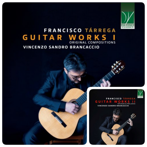 Vincenzo Sandro Brancaccio - Francisco Tárrega: Complete Guitar Works, Vol. 1-2 (2023-2025)