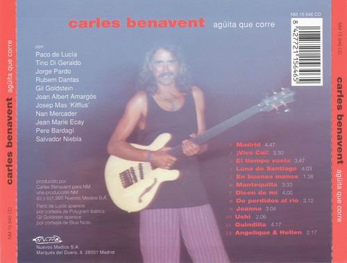 Carles Benavent - Aguita Que Corre (1995) CD Rip