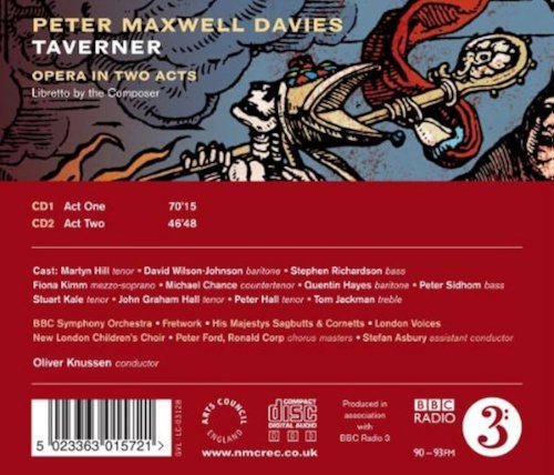 Martyn Hill, David Wilson-Johnson, BBC Symphony Orchestra and Oliver Knussen - Peter Maxell Davies: Taverner (2009)