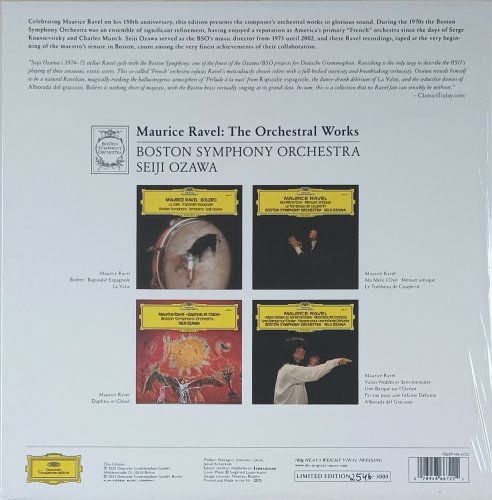 Seiji Ozawa - Maurice Ravel: The Orchestral Works (1975) [2025 4LP-Box-Set] DSD