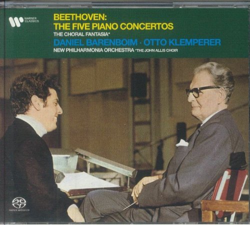 Daniel Barenboim, Otto Klemperer - Beethoven: The Five Piano Concertos (1967) [2025 3xSACD]