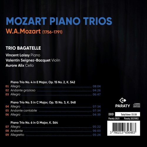 Trio Bagatelle - Mozart Piano Trios (2025) [Hi-Res]