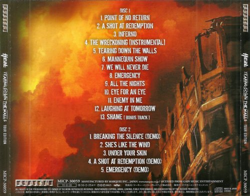 H.E.A.T - Tearing Down The Walls (Tour Edition) (2015)