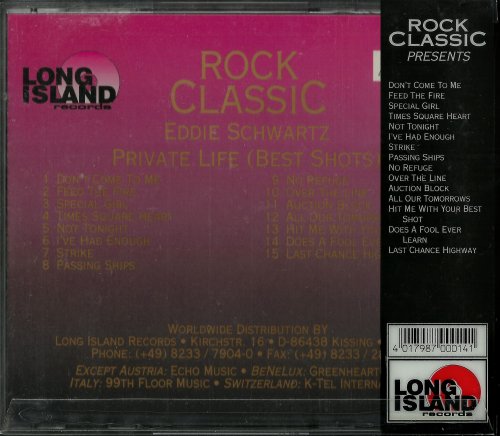 Eddie Schwartz - Private Life (Best Shots) (1994) [Rock Classic Series]