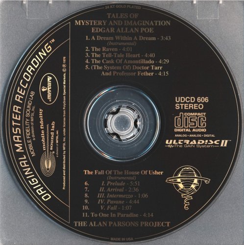 The Alan Parsons Project - Tales Of Mystery And Imagination Edgar Allan Poy (1976) [1994]