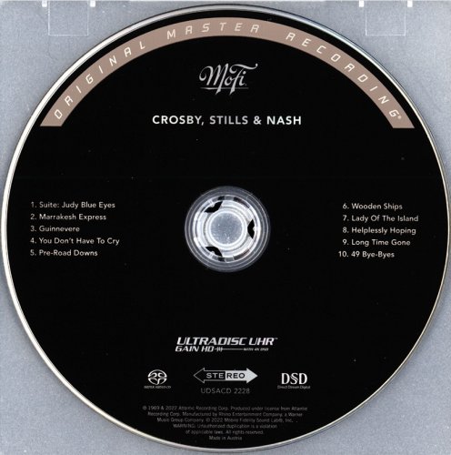 Crosby, Stills & Nash - Crosby, Stills & Nash (1969) [2022 DSD]