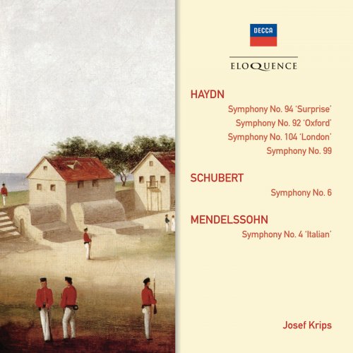 Wiener Philharmonic Orchestra, London Symphony Orchestra, Josef Krips - Haydn: Symphonies 92,94,99,104; Schubert: Symphony No.6; Mendelssohn: Symphony No.4 "Italian" (2011)