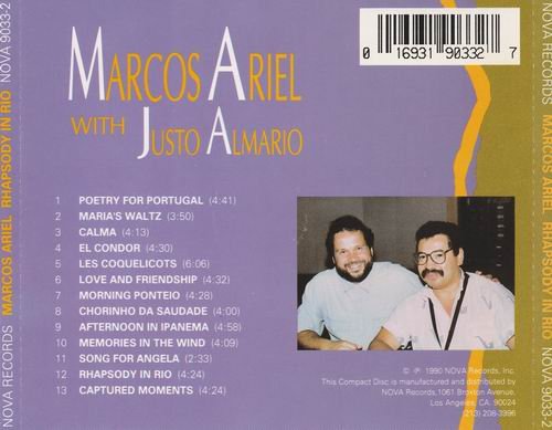 Marcos Ariel with Justo Almario - Rhapsody In Rio (1990)