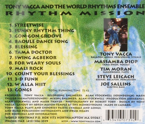 Tony Vacca and The World Rhythms Ensemble - Rhythm Mission (1998)