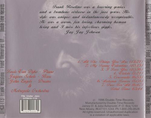 Frank Rosolino - Fond Memories Of... (1975) CD Rip