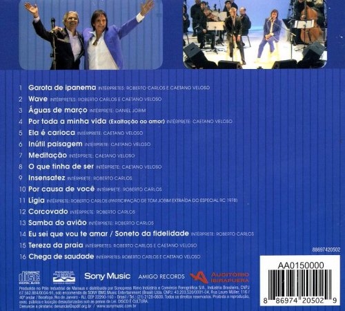 Roberto Carlos E Caetano Veloso - E A Musica De Tom Jobim (2008) CD Rip
