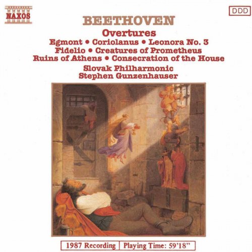 Slovak Philharmonic Orchestra, Stephen Gunzenhauser - Beethoven: Overtures (1988)