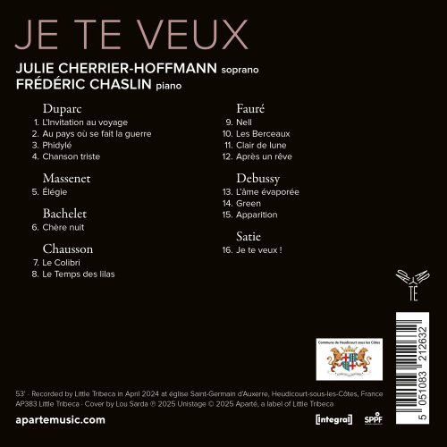 Julie Cherrier-Hoffmann, Frédéric Chaslin - Je te veux! (2025) [Hi-Res]