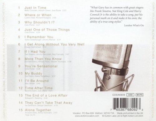 Gary Williams With The John Wilson Orchestra - Alone Together (2004)
