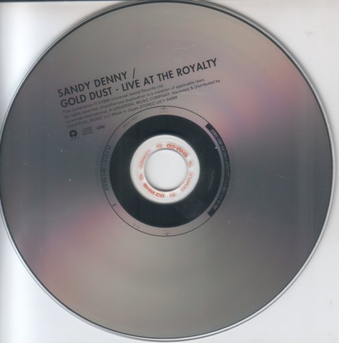 Sandy Denny - Gold Dust (The Final Concert) (1998) [2009 Japanese Edition]
