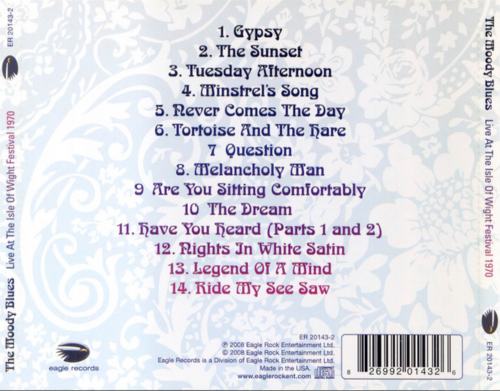 The Moody Blues - Live At The Isle Of Wight Festival (1970) [2008]