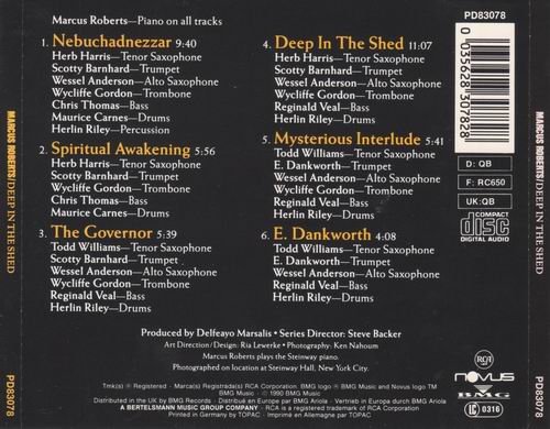 Marcus Roberts - Deep In The Shed (1990) CD Rip