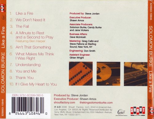 Solomon Burke - Like a Fire (2008)