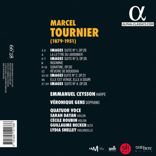Emmanuel Ceysson, Véronique Gens, Quatuor Voce - Images. Hommage à Marcel Tournier (2025) [Hi-Res]