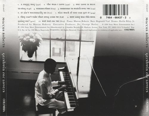 Marcus Roberts - Gershwin For Lovers (1994) CD Rip