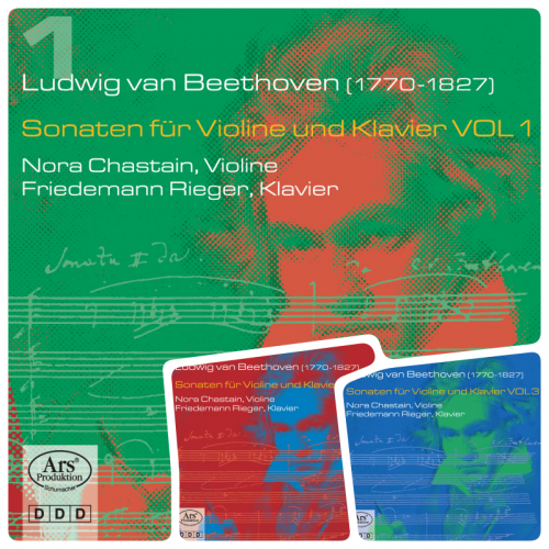 Nora Chastain, Friedemann Rieger - Beethoven: Violin Sonatas, Vol. 1-3 (2025)