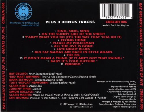 Ray Gelato's Giants of Jive - Giants of Jive (1990)