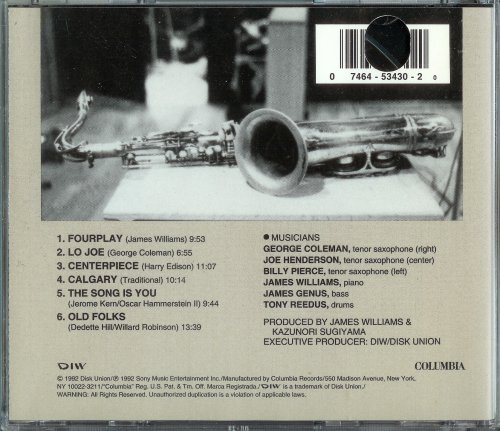 James Williams - Meets the Saxophone Masters (1992)