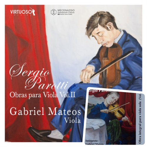 Gabriel Mateos - Sergio Parotti, obras para viola Vol. I-II (2022-2025)