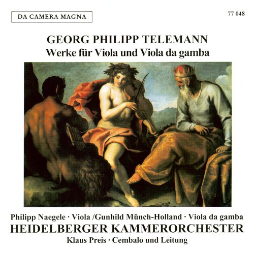 Philipp Naegele, Gunhild Münch-Holland, Klaus Preis & Heidelberger Kammerorchester - Georg Philipp Telemann: Works for Viola & Viola da gamba (2025)
