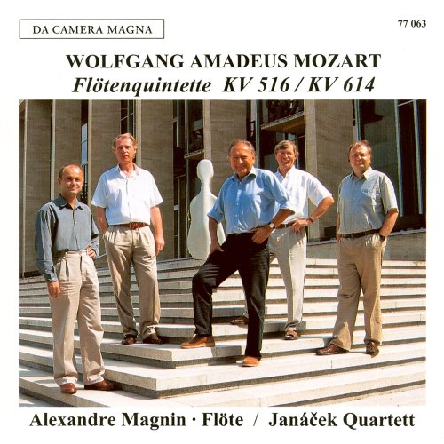 Alexandre Magnin & Janacek Quartett - Wolfgang Amadeus Mozart: Flute Quintets KV 516 & 614 (2025)