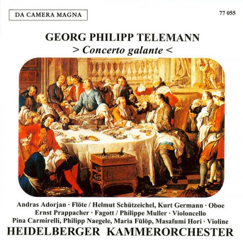 Andras Adorjan, Philipp Naegele, Philippe Muller and Heidelberger Kammerorchester - Georg Philipp Telemann: Concerto Galante (2025)