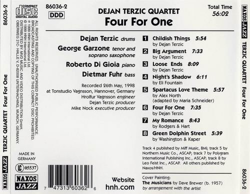 Dejan Terzic Quartet - Four For One (1999)
