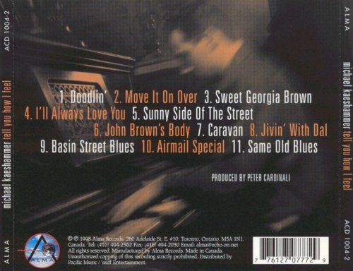 Michael Kaeshammer - Tell You How I Feel (1998) CD Rip