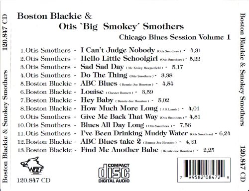 Boston Blackie & Otis 'Big Smokey' Smothers - Chicago Blues Session Vol. 1 (1998)