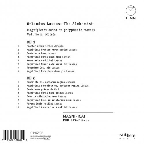 Magnificat, Philip Cave - Lassus: The Alchemist, Vol. 2 (2025) [Hi-Res]