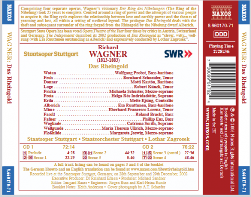 Staatsorchester Stuttgart, Esa Ruuttunen - WAGNER: Das Rheingold (Ring Cycle 1) (2006)