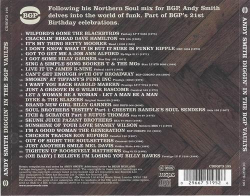 Andy Smith - Diggin' In The BGP Vaults (2008) CD Rip