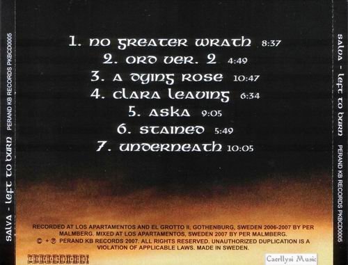 Salva - Left To Burn (2007)