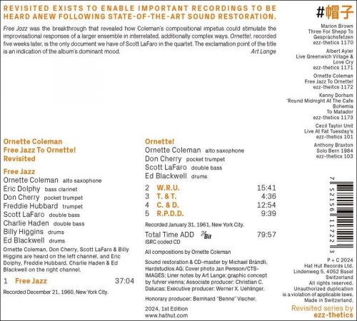 Ornette Coleman - Free Jazz to Ornette! Revisited (2024)