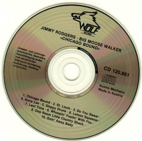 Jimmy Rogers & Big Moose Walker - Chicago Bound (1998)