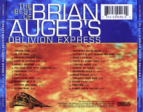 Brian Auger's Oblivion Express - The Best of Brian Auger's Oblivion Express (1996)