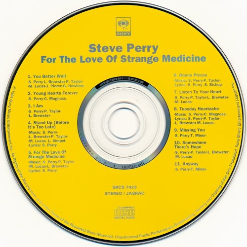 Steve Perry - For the Love of Strange Medicine (1994) [Japanese Edition]