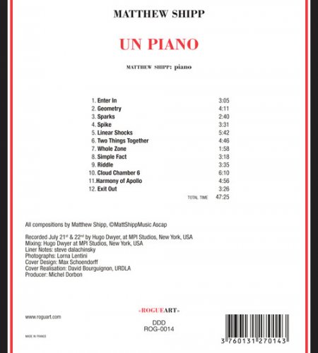 Matthew Shipp - Un Piano (2008)