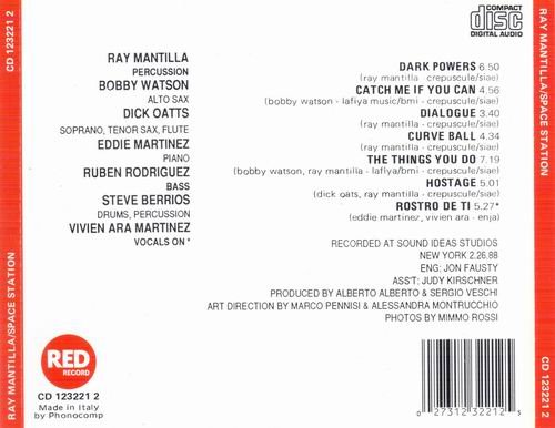 Ray Mantilla Space Station Featuring Special Guest Bobby Watson - Dark Powers (1989)
