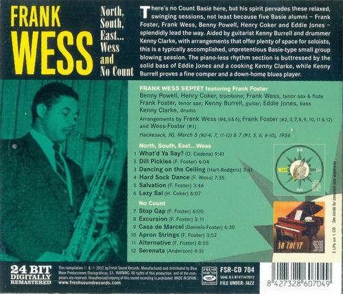 Frank Wess - North, South, East... Wess And No Count (2012)