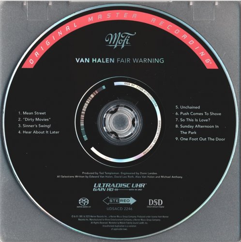 Van Halen - Fair Warning (1981) [2025 DSD]