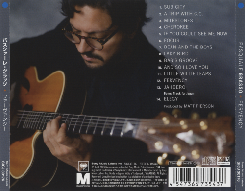 Pasquale Grasso - Fervency (Japan Blu-spec CD2 Bonus Track) (2025)