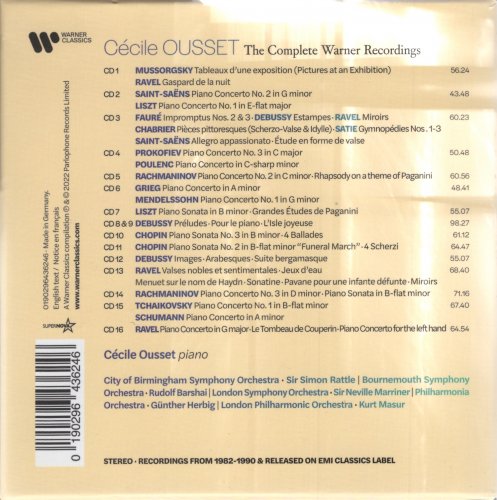 Cecile Ousset - The Complete Warner Recordings (Box Set) (2022)